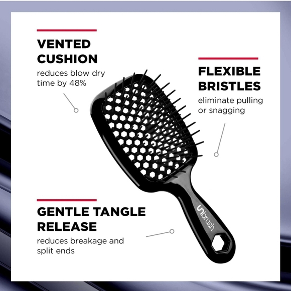 FHI HEAT UNbrush Wet & Dry Vented Detangling Hair Brush NIB THE TikTok BRUSH - Picture 5 of 6
